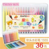 2019 new stationery products 36 color marker pen permanent painting brush pen set 055