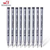 STA Pigment Liner Micron Ink Marker Pen 0.05 0.1 0.2 0.3 0.4 0.5 0.6 0.8 Brush Tip Black Fineliner Sketching Pen