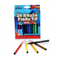 24 pack water color pen with brush fibre tip