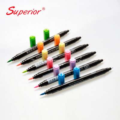 Water-Based Ink Marker Non-Toxic Dual Tips Marker Set