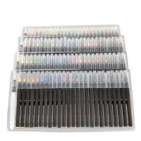 KHY 100 colors Ready To Ship Art Painting Soft Water Based  Watercolor Pens Brush Markers Set