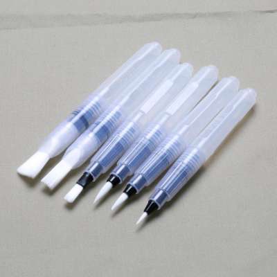 Superior Popular Water Color Artist Painting Brush with Japanese Nylon Round Flat Tip