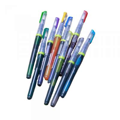 Superior 5colors watercolor brush art pen set with japan nylon tip