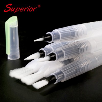 Superior Art Drawing Water Brush Pen with 6 Sizes of Nylon Tip Easy to Use